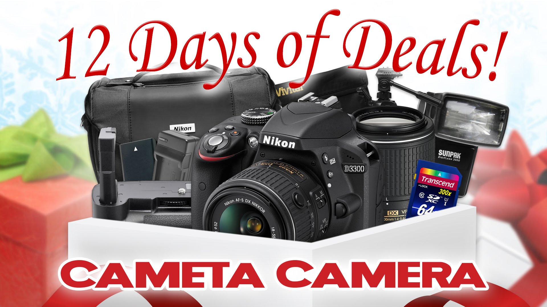 12 Days of Deals – Nikon D3300 Digital SLR Camera & 2 Lenses (Black Friday 2015)