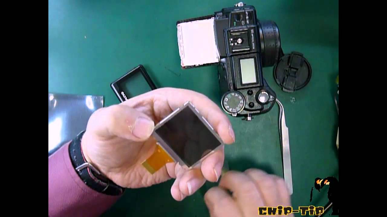 1O49 Olympus C5050 Display Umtausch – Display Replace – Screen Repair -Change a Broken camera LCD