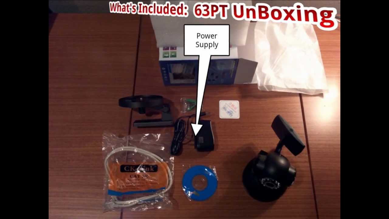 Affordable Cheap Wireless Security Video ip Cameras – Un-Boxing 63PT
