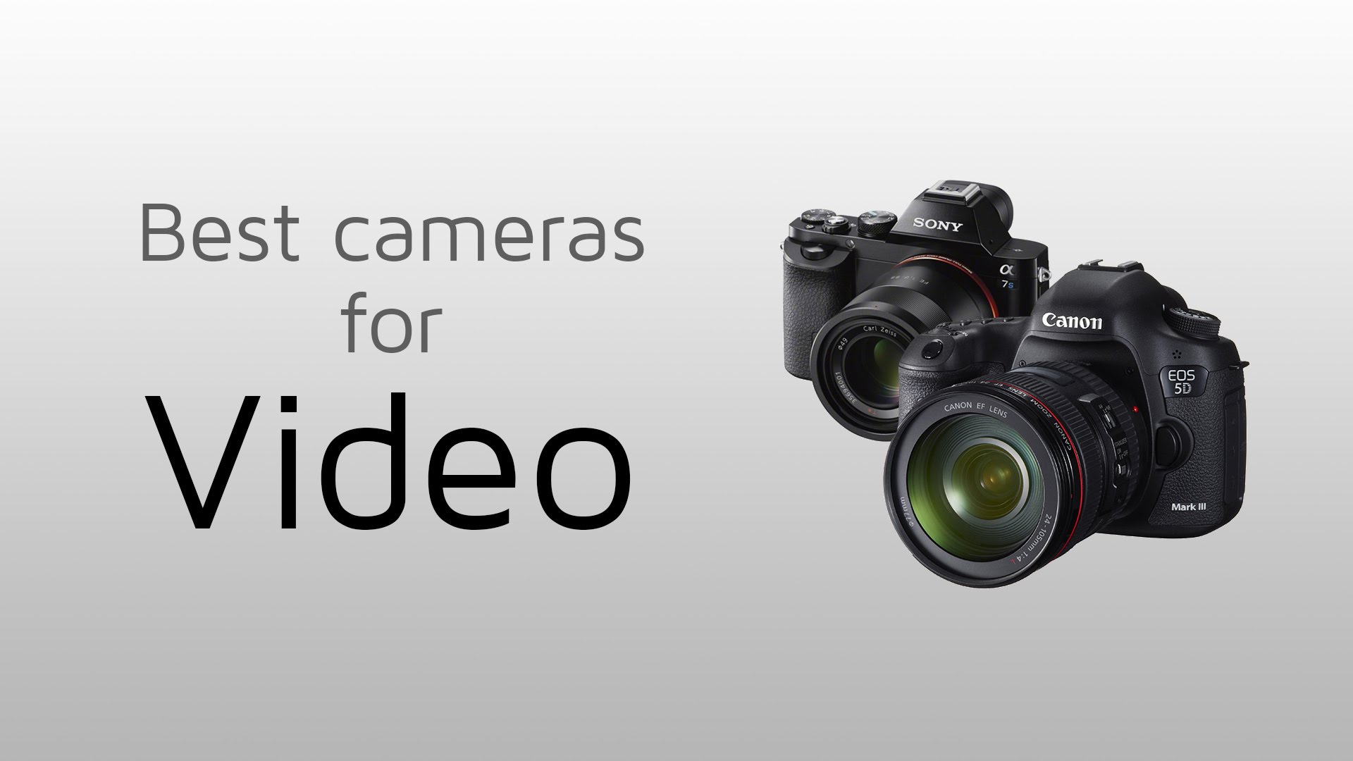 Best DSLR’s and Mirrorless cameras for video