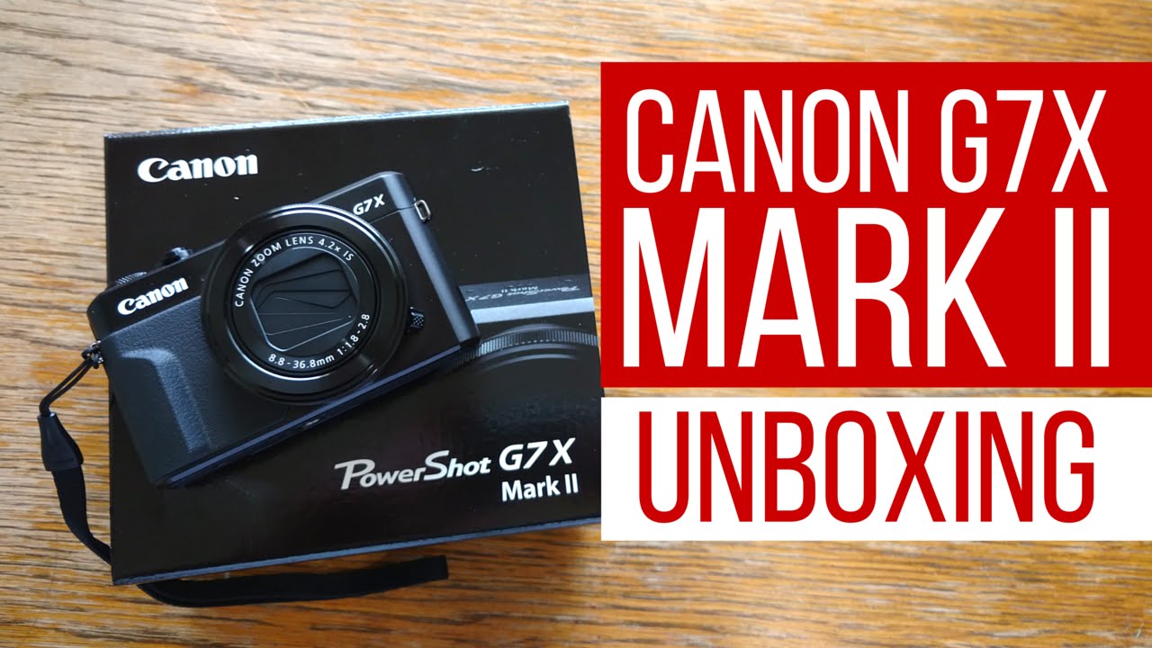 Best Vlogging Camera Unboxing | Canon G7X Mark II