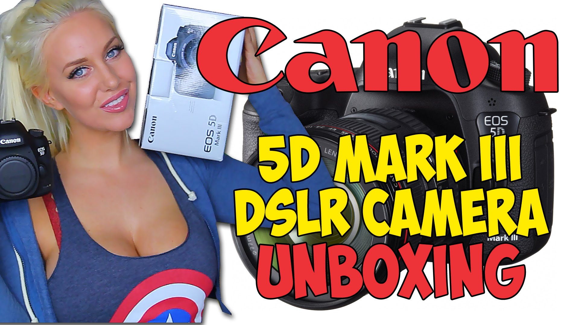 Canon 5D Mark III DSLR Camera Unboxing