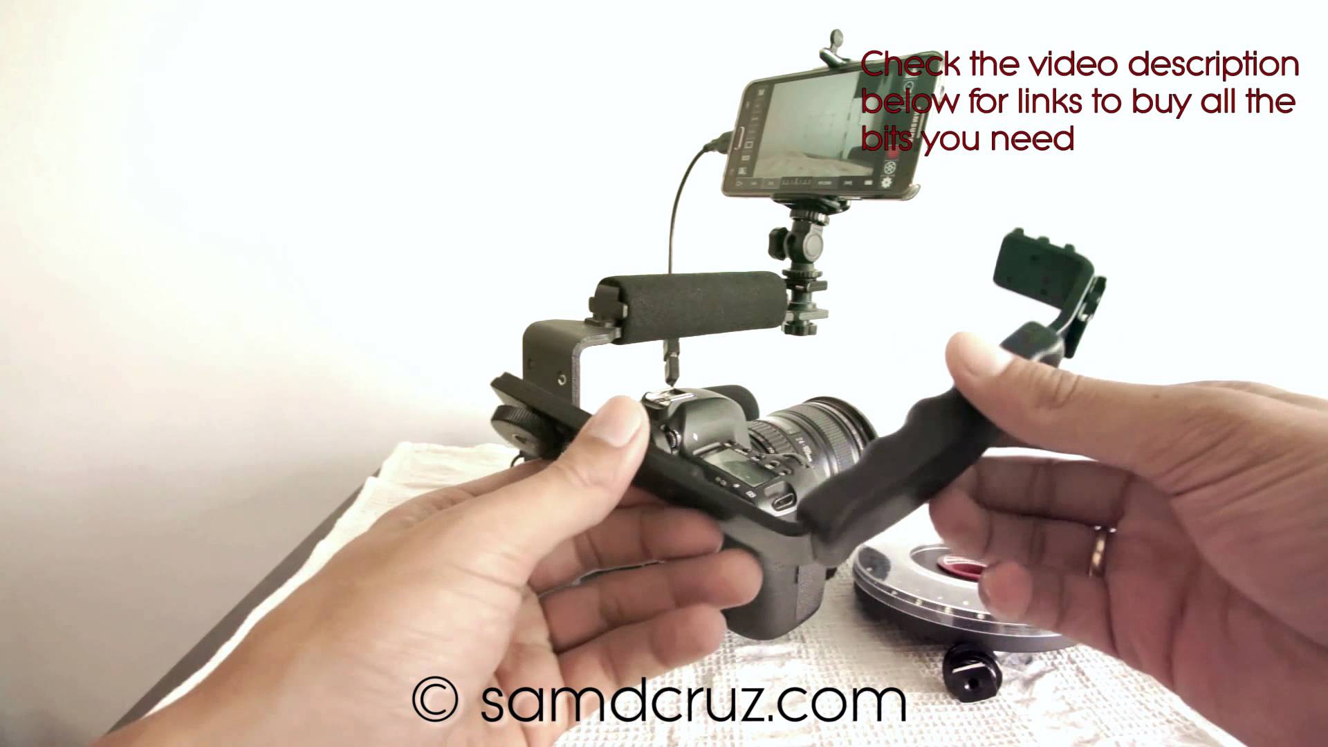 Canon 6D with Samsung Galaxy Note 3 as Video Monitor Screen Using DSLR Controller – Build Cheap Rig