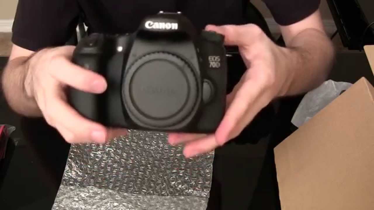 Canon 70D (DSLR Camera) Unboxing!