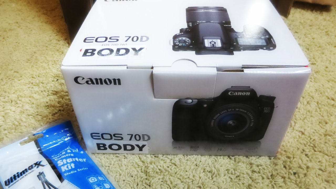 Canon 70d Unboxing | My New Camera