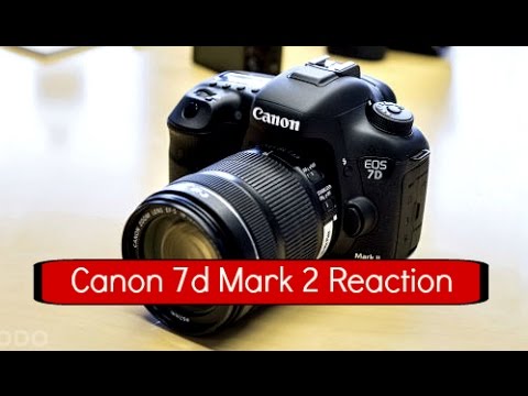 CANON 7D MARK 2 REACTION- 4K DSLR?!