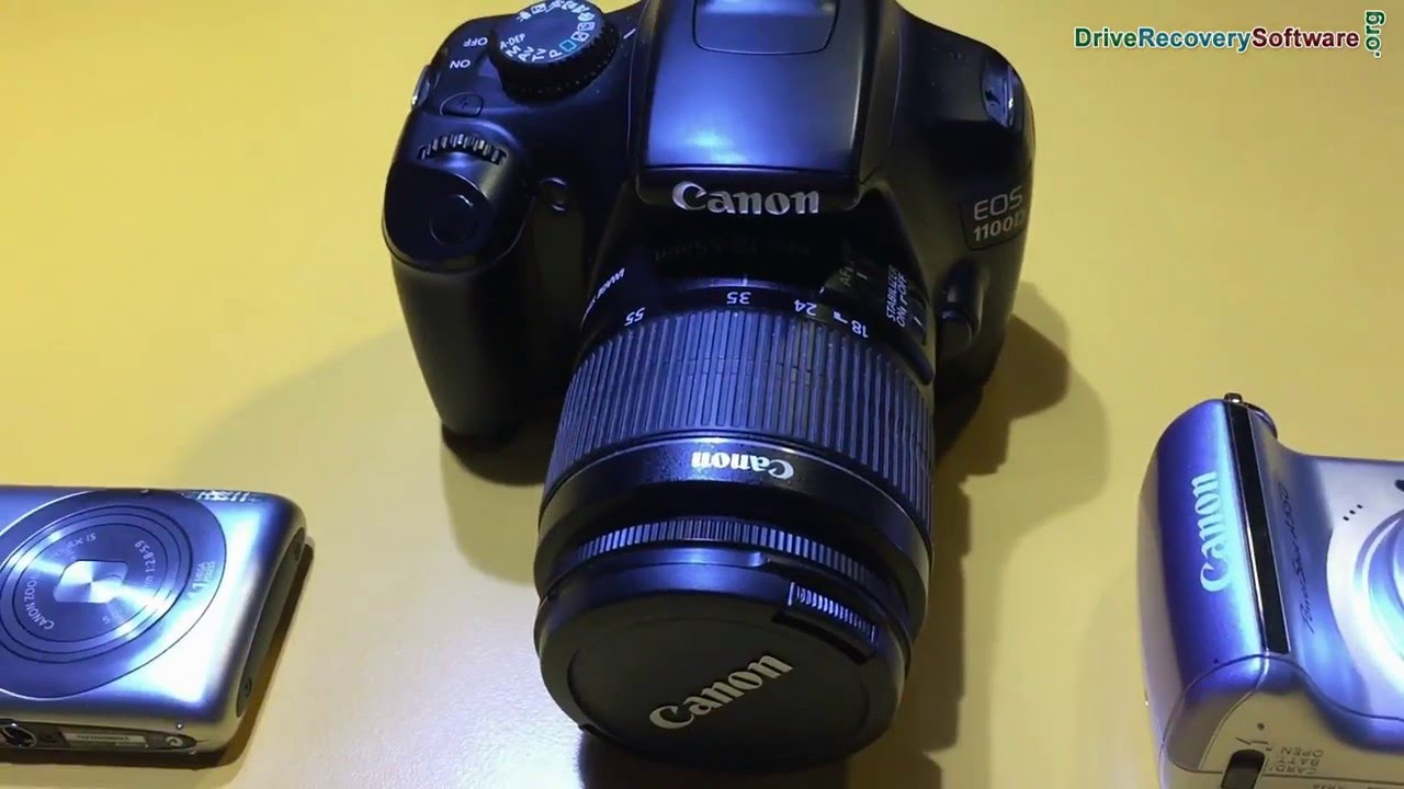 Canon DSLR Camera files restore: Recover lost photo and video files from Digital Camera