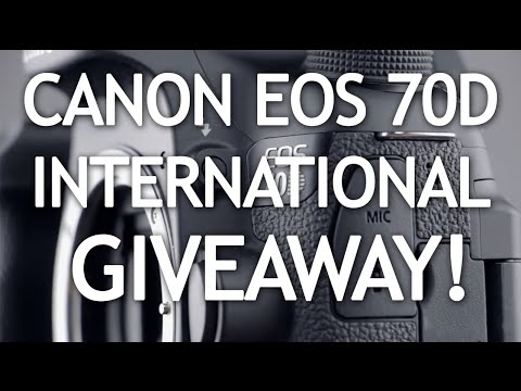 Canon EOS 70D Camera – International Giveaway! (CLOSED)