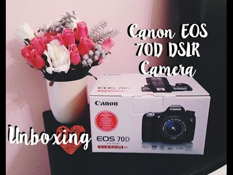 Canon EOS 70D Unboxing ♡ Stephanie Wyatt
