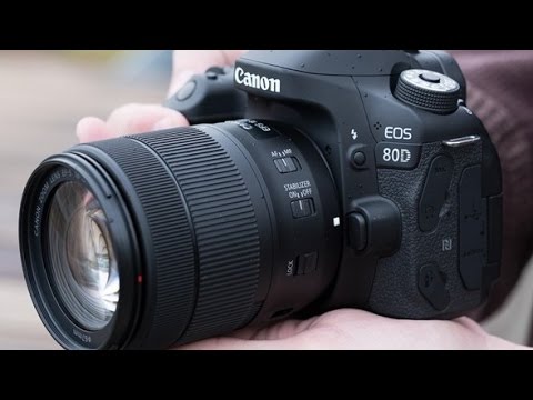 Canon EOS 80D DSLR Camera video test