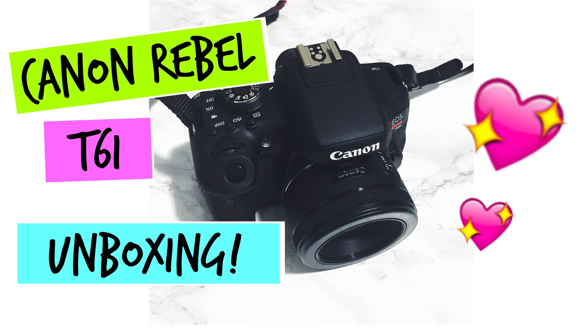 Canon EOS Rebel T6i Unboxing | Video Creator Kit / Deluxe Bundle