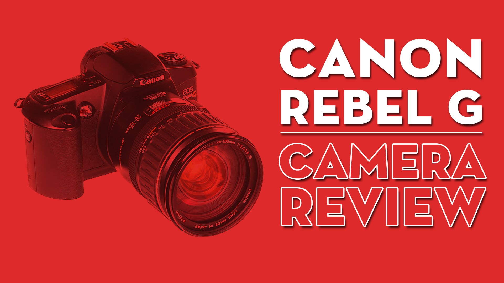 Canon Rebel G Camera Review