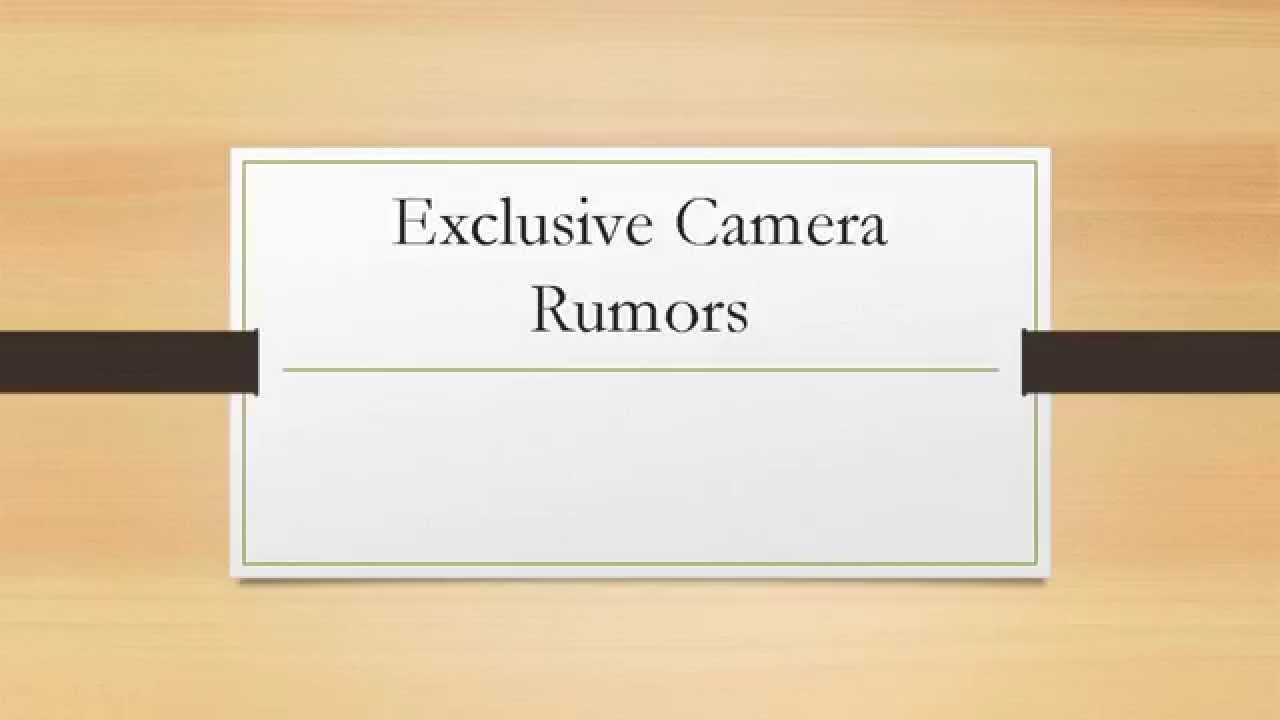 Canon Rumors Mentioned Canon 5DC alongside with canon camera rumors 5DX | canon rumor