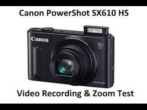 Canon SX610 HS video and zoom test indoor and outdoor.