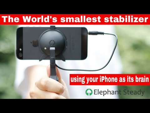 Compact camera steadicam – iPhone video stabilizer