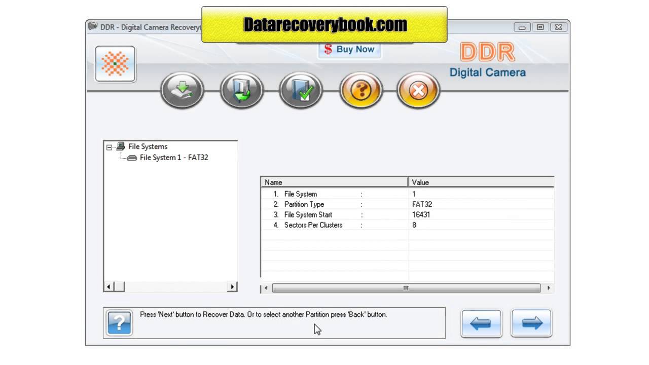 Data Doctor DDR digital camera pictures photo photos image videos data recovery restore software