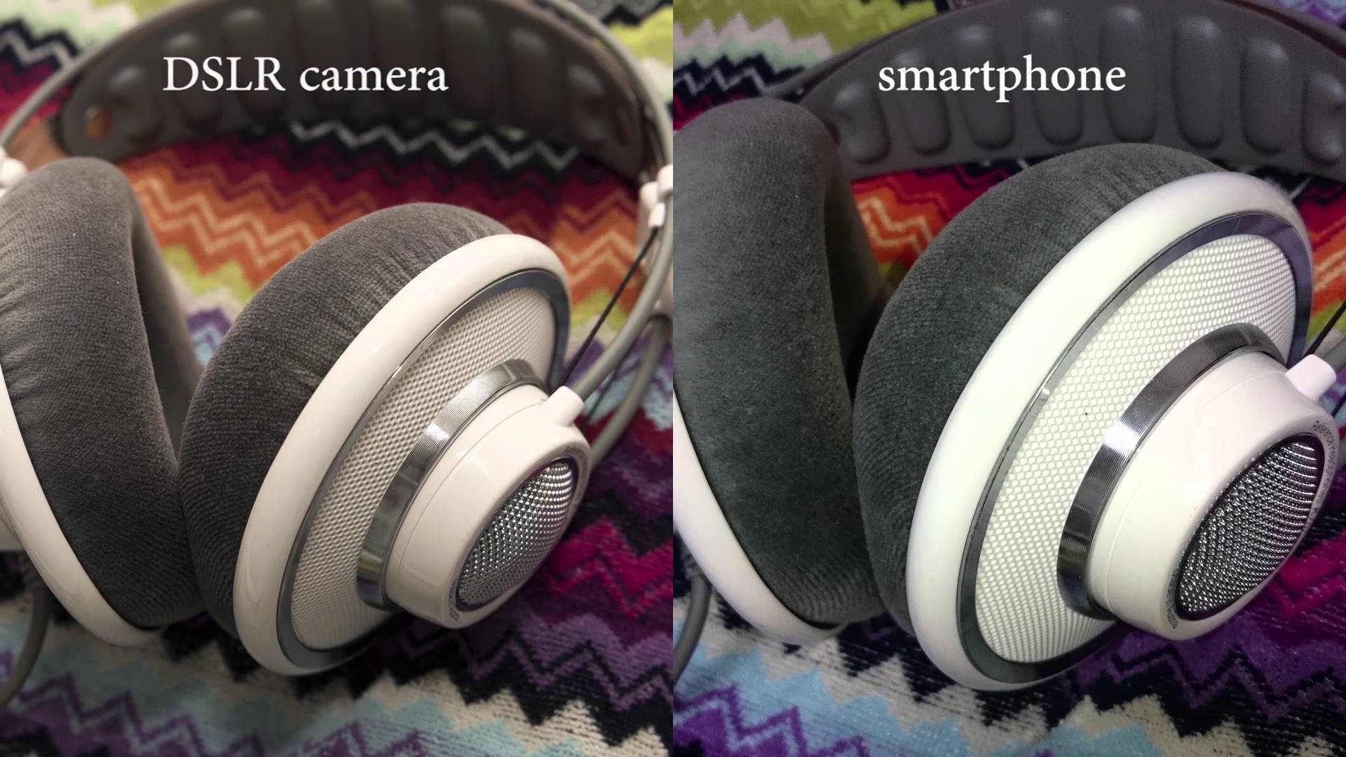 Digital SLR camera vs smartphone (same pixels)　part2