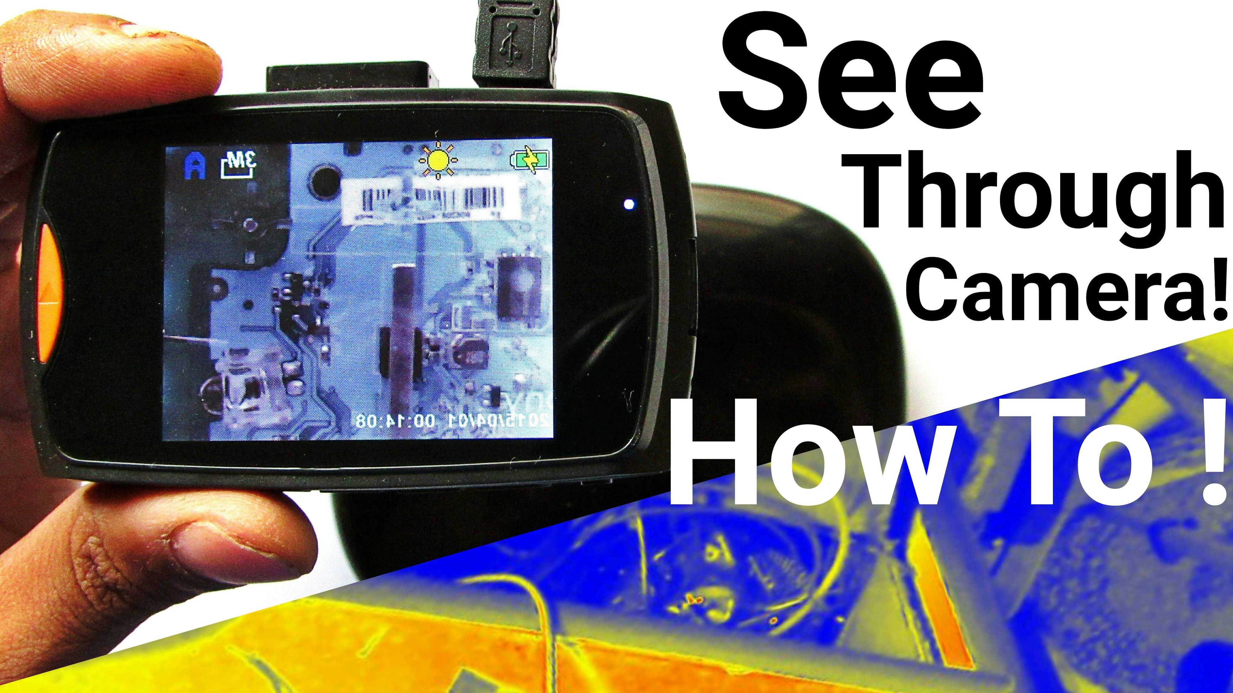 DIY How To Make See Through Infrared Thermal Imaging Camera For Cheap In Just 10 $ !