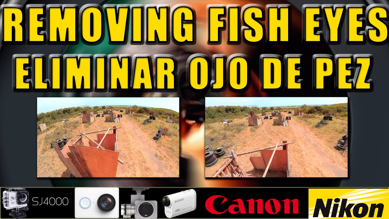 Eliminar ojo de pez en videos de  Sony, canon, Nikon, dji, Sj4000, XiaoMi Yi, etc. @Pablofurius
