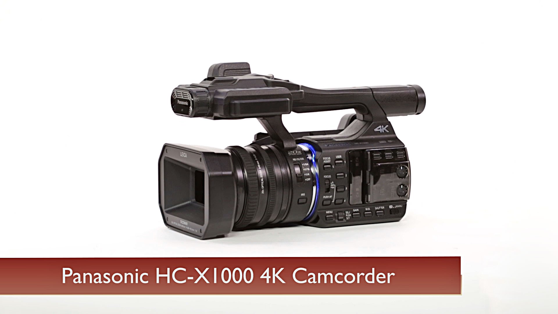 First Look: Panasonic HC-X1000 4K Camcorder