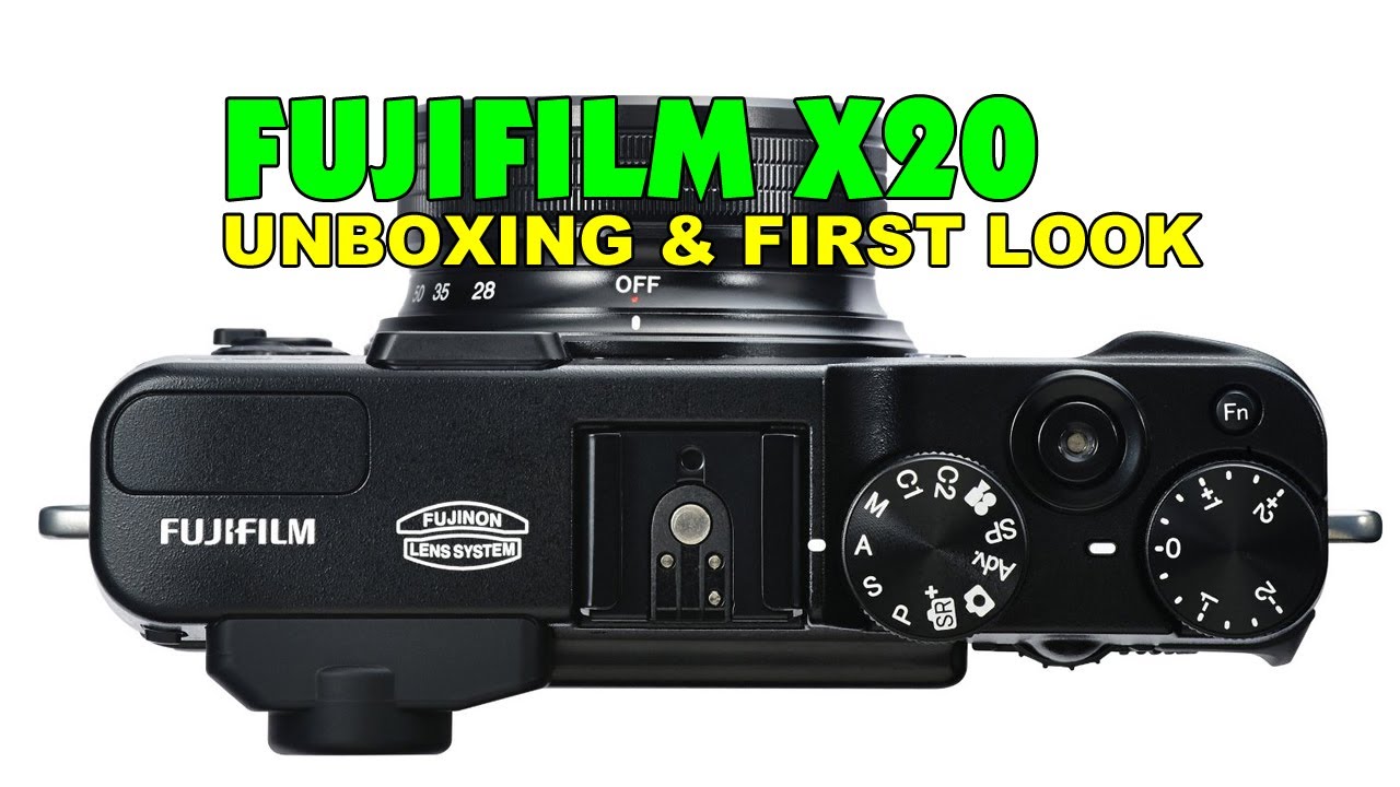 Fuji X20 Unboxing & First Look | Fujifilm