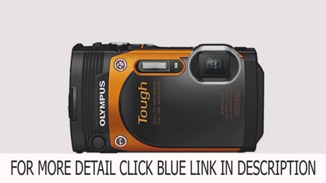 Get Olympus TG-860 Tough Waterproof Digital Camera with 3-Inch LCD (Orange Best