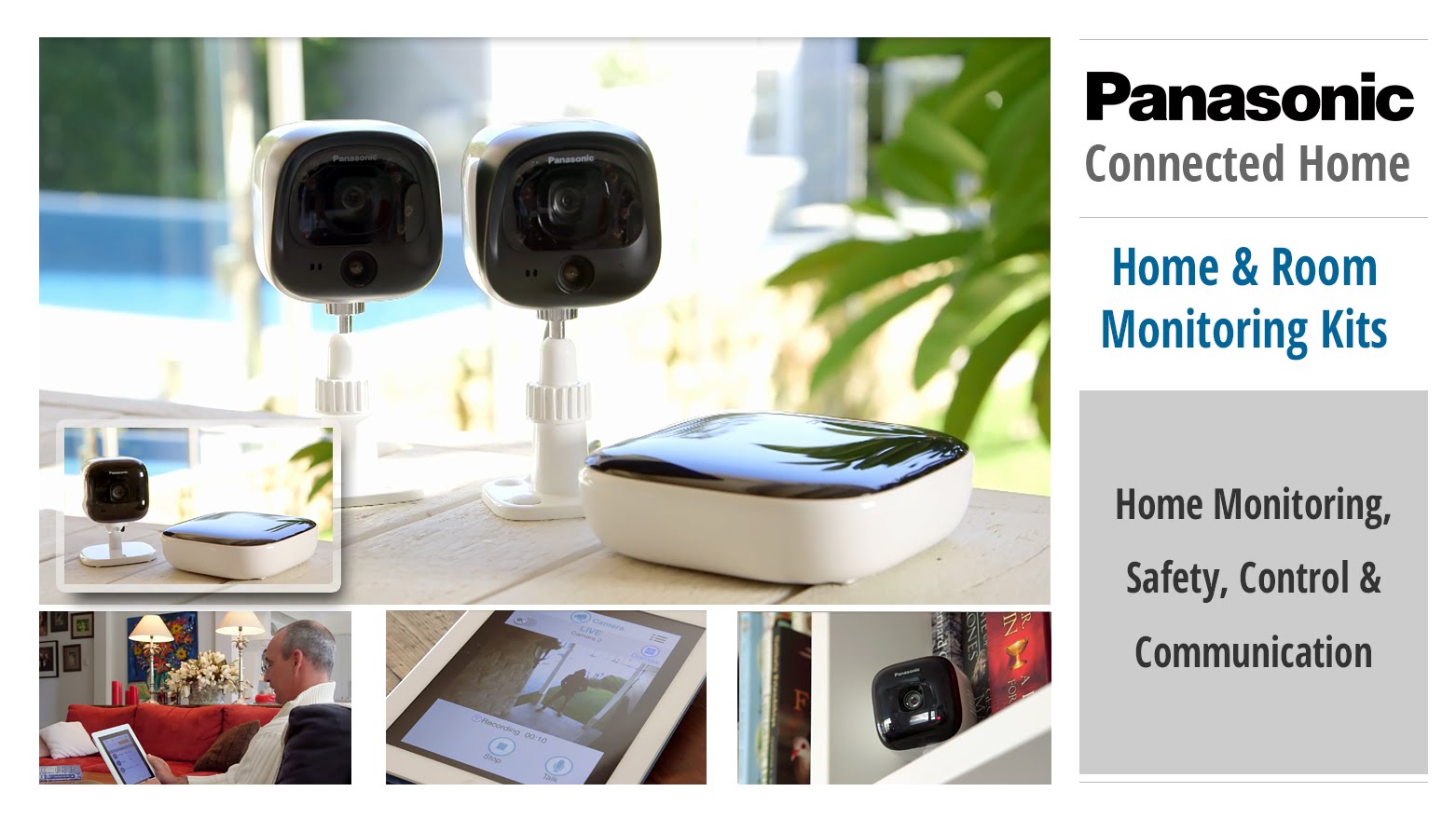 Home and Room Monitoring Kits for Panasonic’s Home Monitoring System