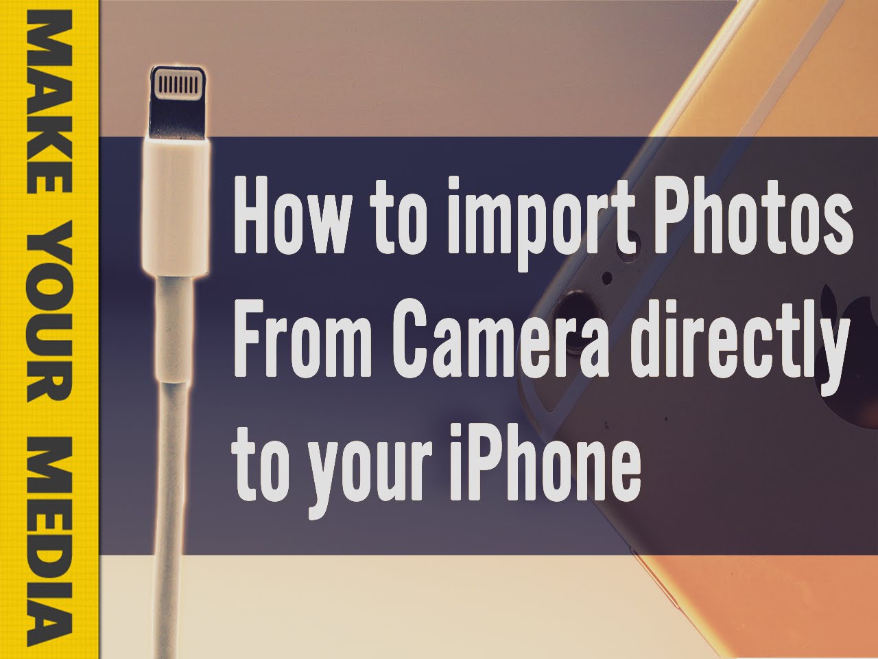 How to copy Photos from DSLR Camera to iPhone (Without computer)