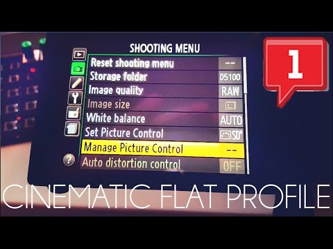 How To get a Cinematic Flat Profile for DSLR Camera