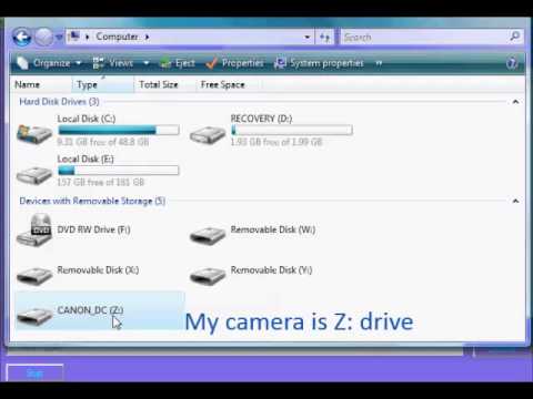 How to recover deleted photo videos from canon powershot digital camera