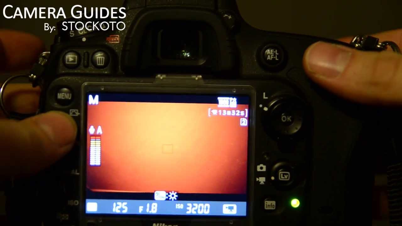How to set Movie Mode on a Nikon D600