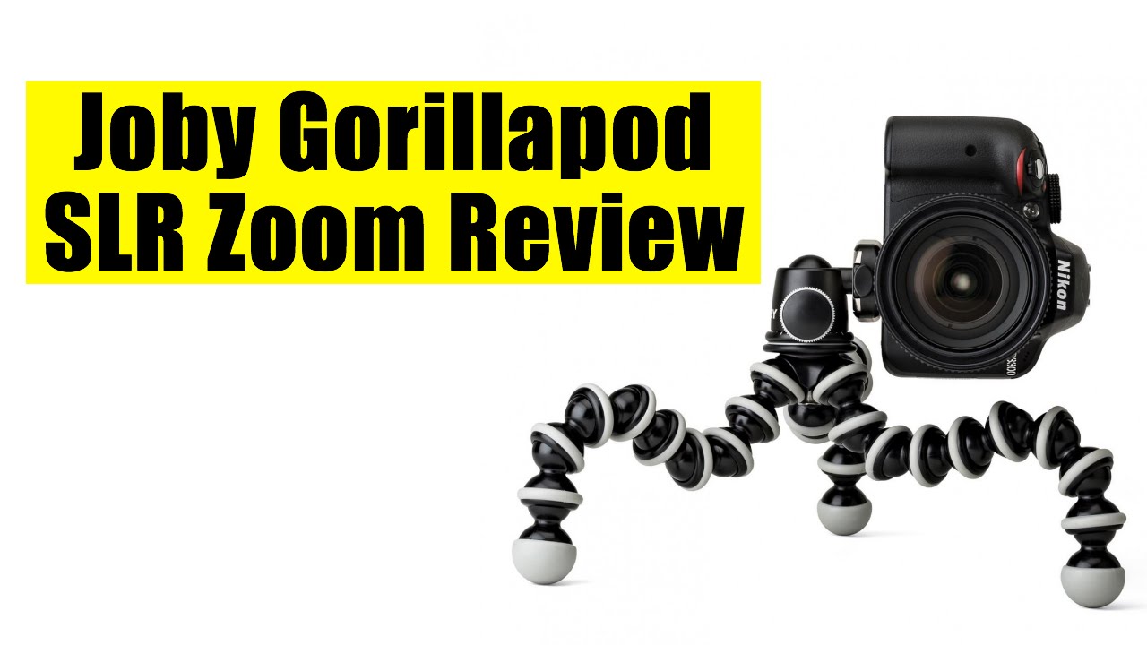 Joby Gorillapod SLR Zoom Tripod Review For Cameras or Video Cameras