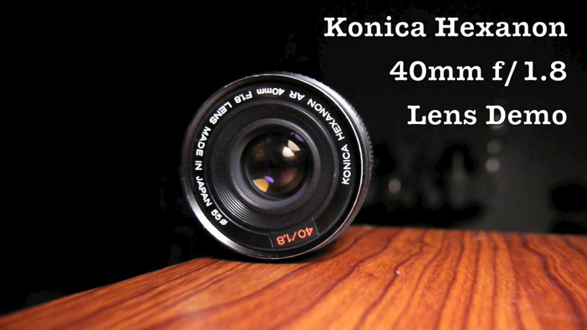 Konica Hexanon 40mm f/1.8 Pancake Lens For AR Mount Cameras From Used 35mm to DSLR / Compact Systems