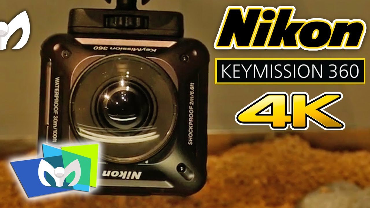LA PRIMERA Nikon GRABA 360º 4K Action Cam #KeyMission360 CES 2016