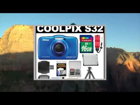 Low Prices Nikon COOLPIX S32 13.2 MP Waterproof Digital Camera with Full HD 1080p Vide Review