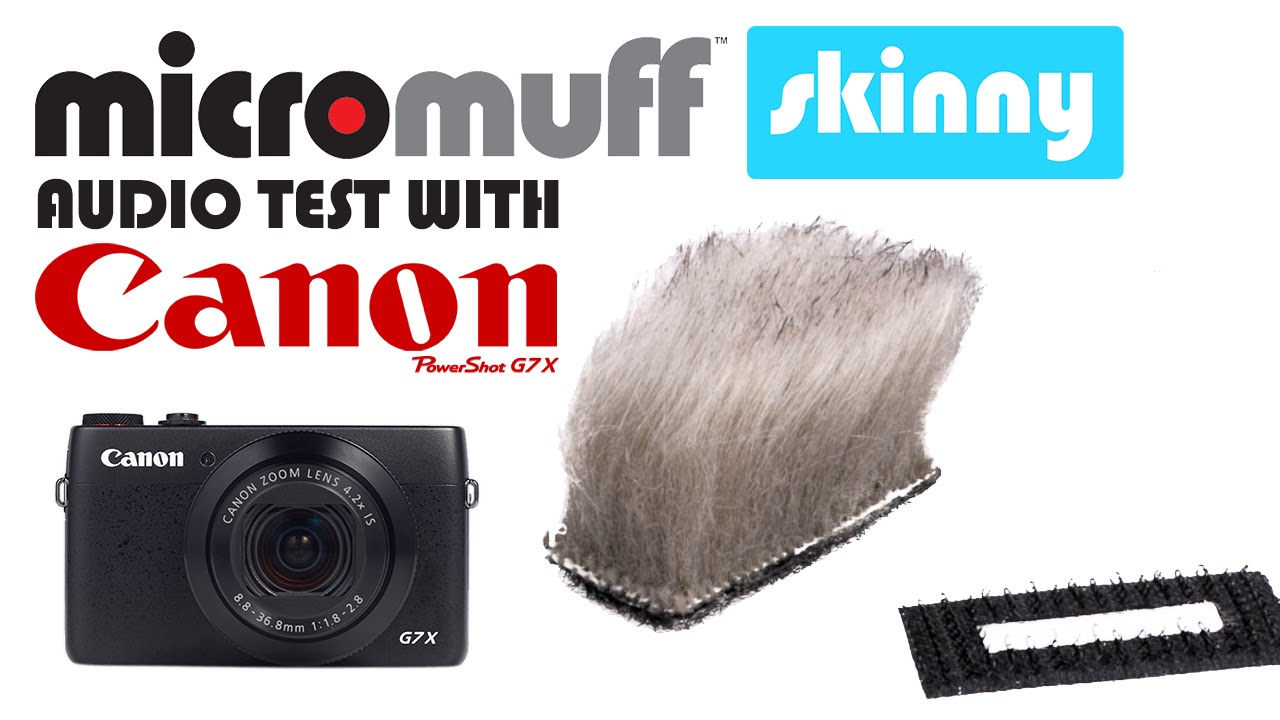 Micromuff Skinny Unboxing & Audio Test with Canon G7X! (Windshield for In-Built Camera Microphones)