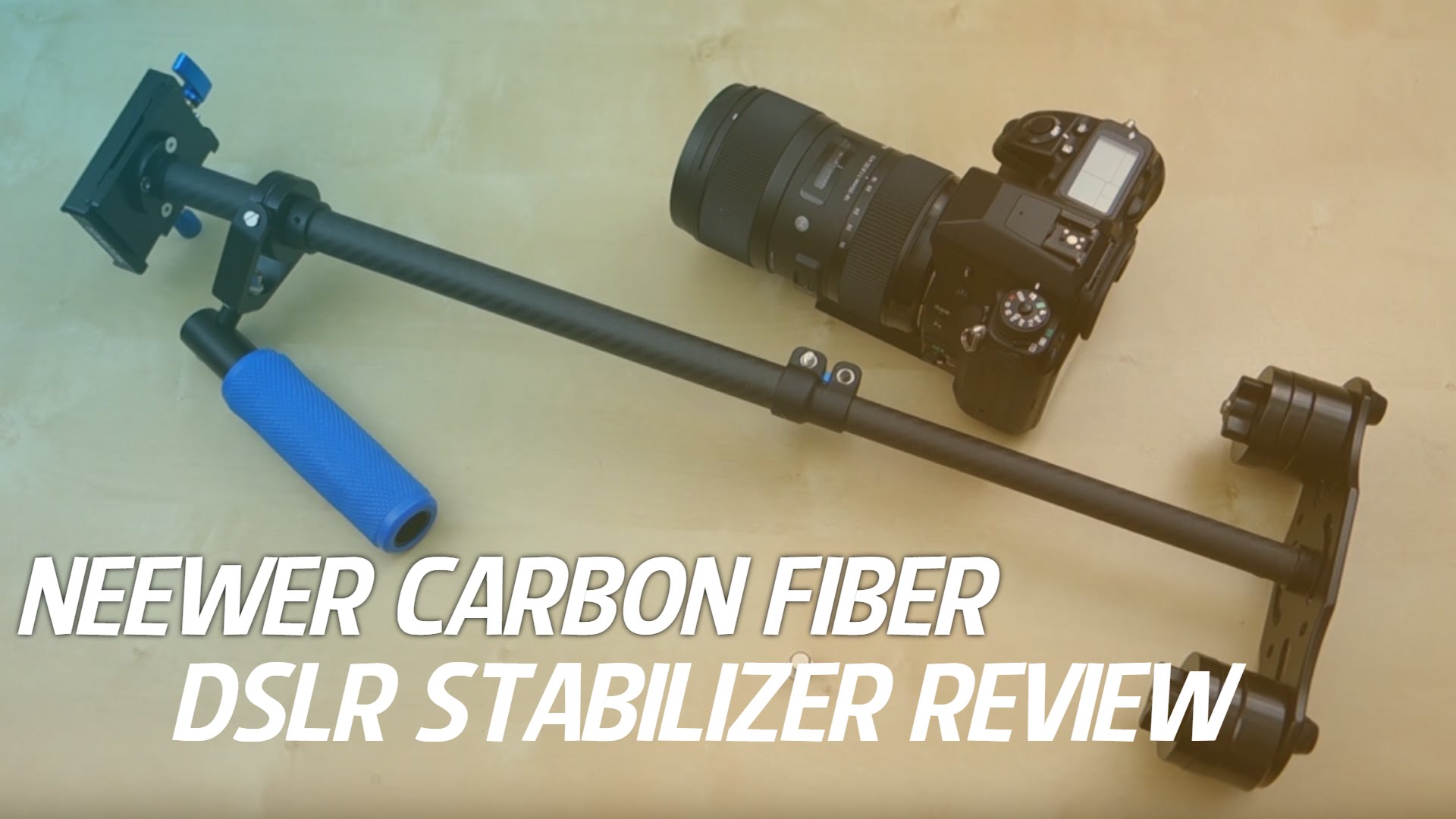 Neewer 24″ Carbon Fiber DSLR Steadycam Stabilizer REVIEW