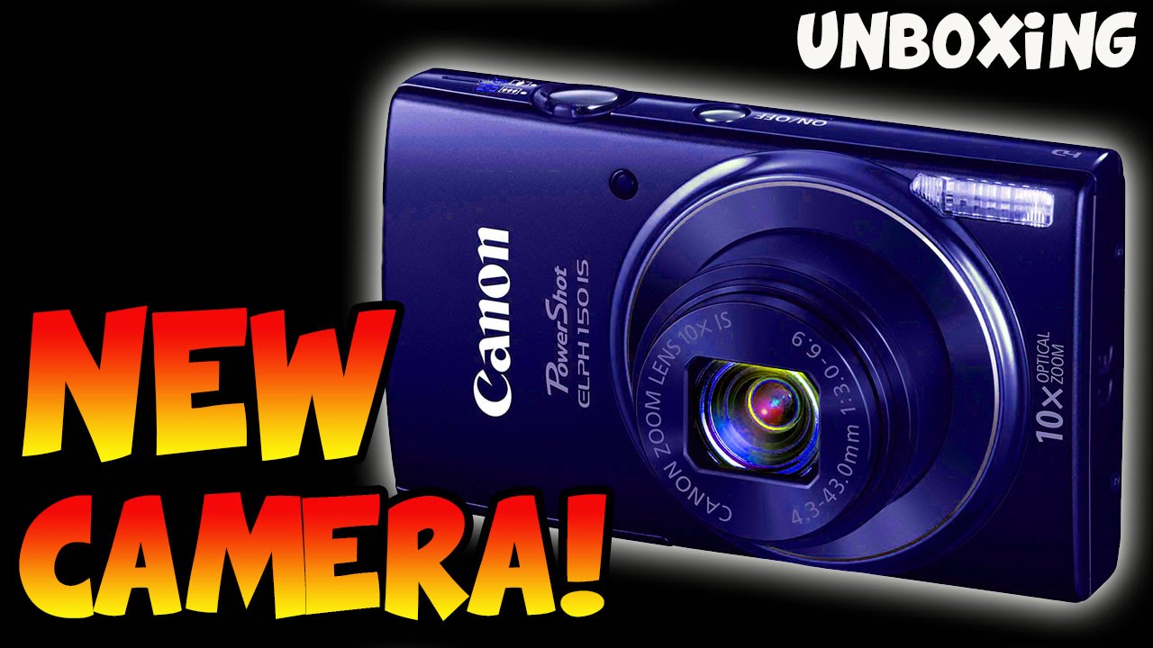 NEW CAMERA! (Canon PowerShot ELPH 150 IS Digital Camera Unboxing and Test)