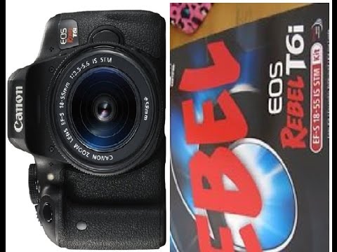 NEW! Canon Rebel T6i (BOX OPENING) + Bundle Kit