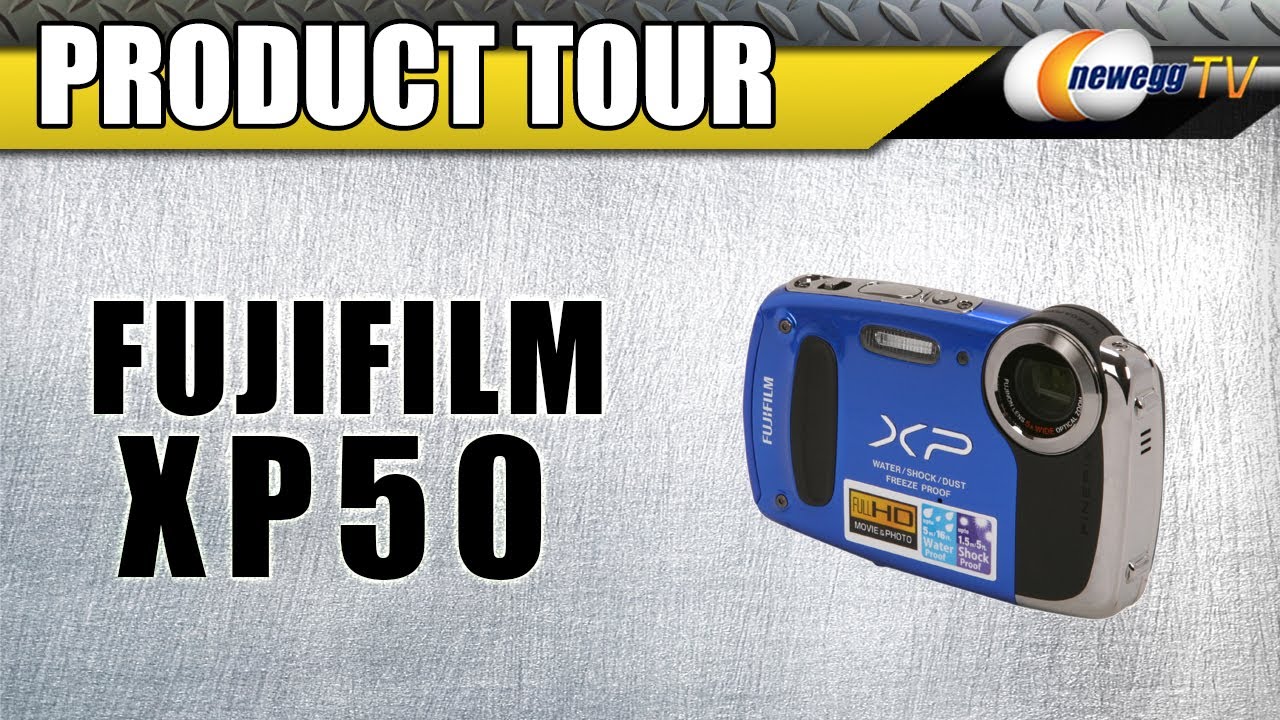 Newegg TV: FUJIFILM XP50 Blue Waterproof Shockproof Wide Angle Digital Camera Product Tour