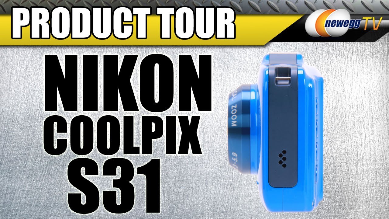 Newegg TV: Nikon COOLPIX S31 Blue Digital Camera Product Tour