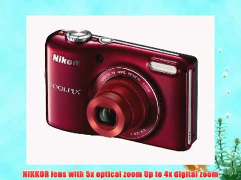 Nikon COOLPIX L28   20 1 MP Compact Digital Camera with 5x Zoom Lens HD Video 3 inch LCD Display