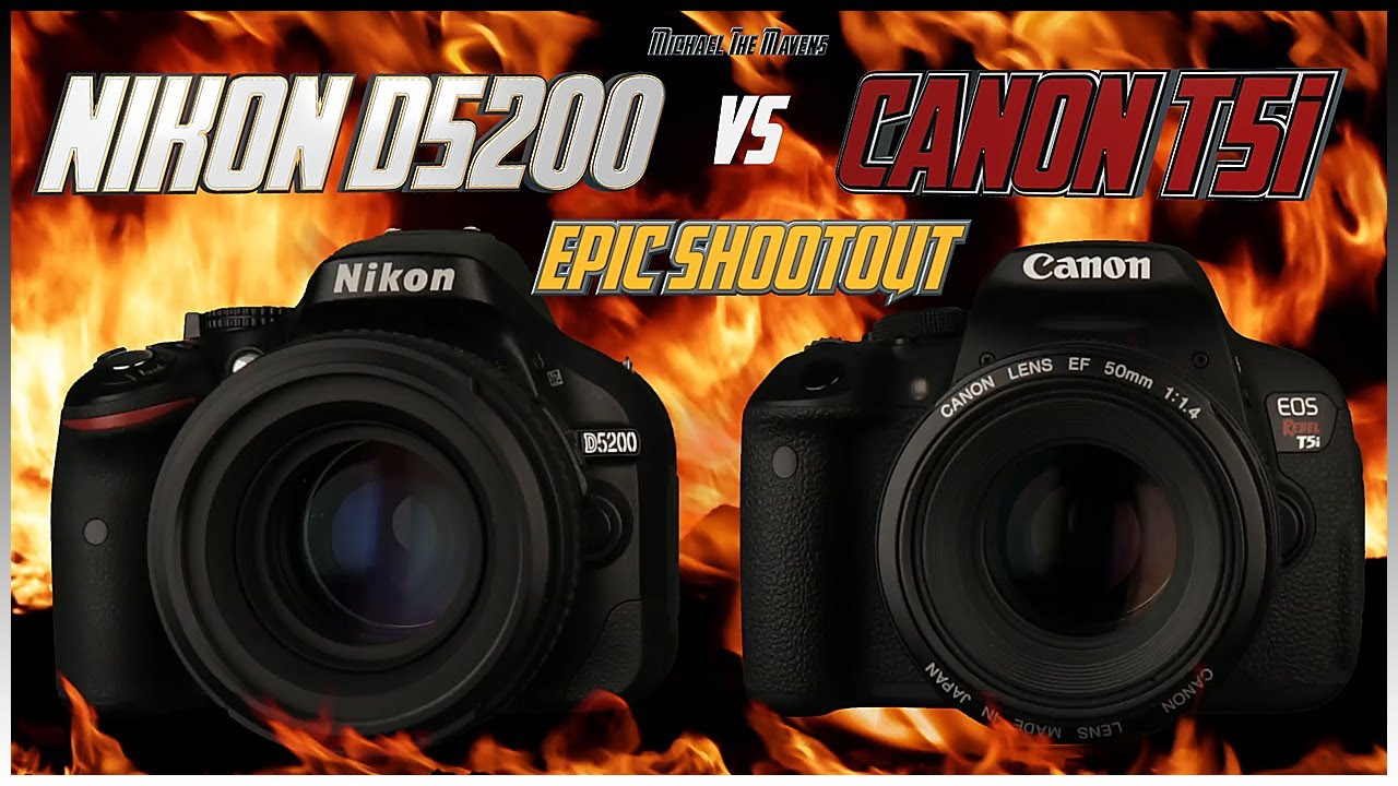 Nikon D5200 vs Canon T5i (700D) EPIC Shootout Comparison | Which Camera to Buy?