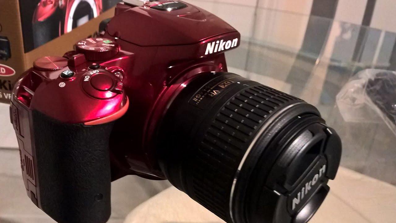 Nikon D5500 DSLR Camera (Red Version) Unboxing and Overview