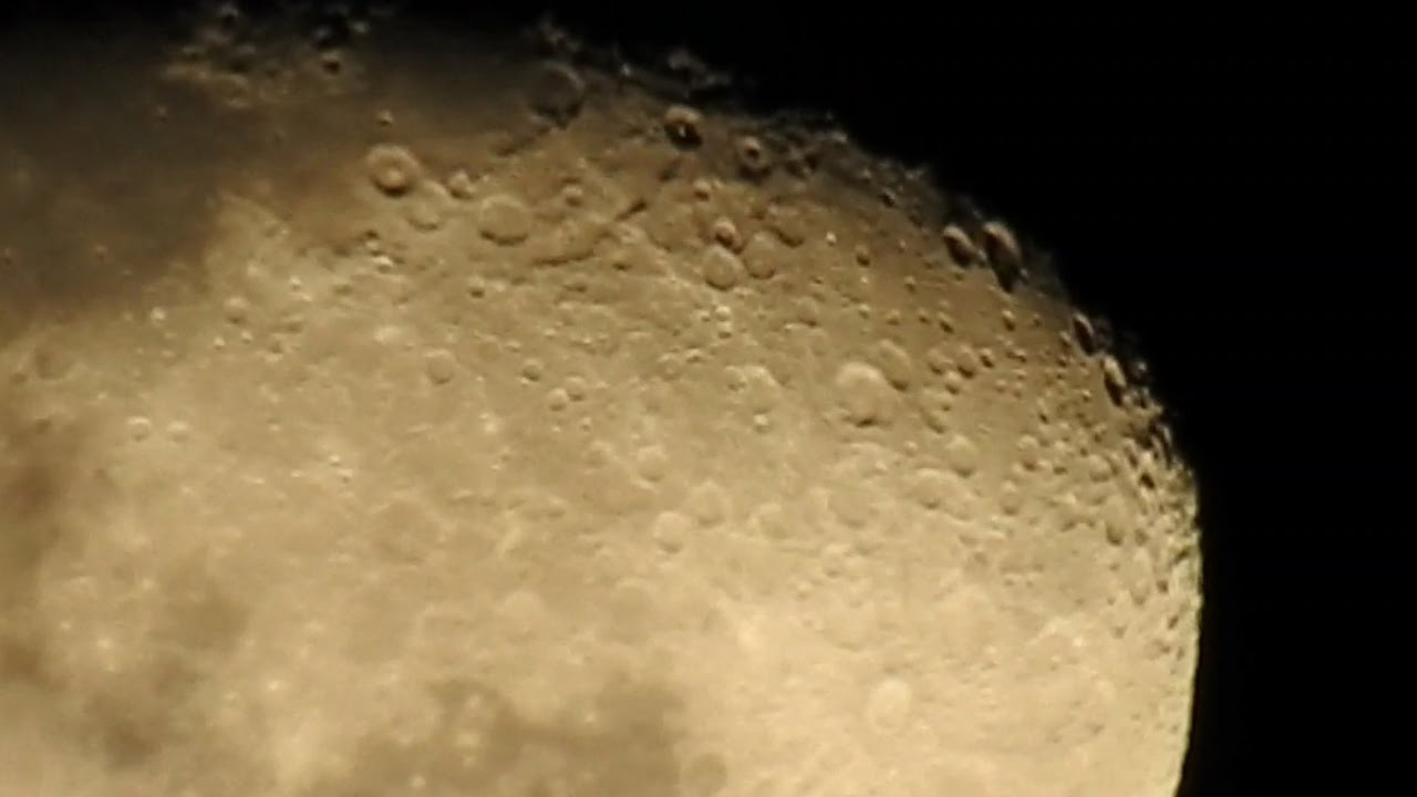 Nikon P900 Camera Video Test – Moon closeup