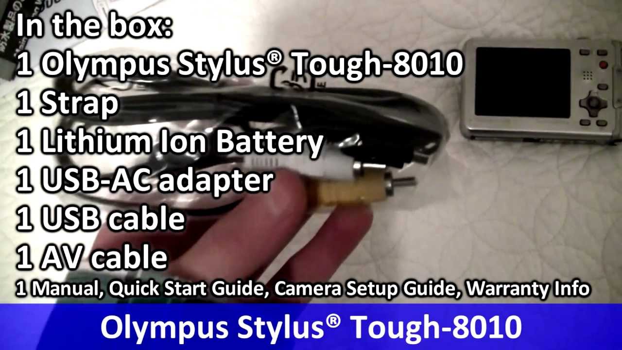Olympus Stylus Tough 8010 (14 Megapixel Waterproof Camera) – Unboxing and Review