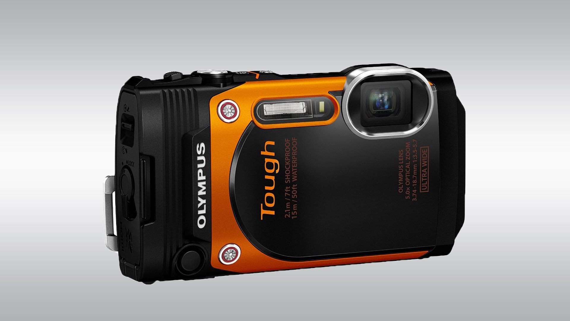 Olympus TG 860 Tough Waterproof Digital Camera with 3 Inch LCD Orange Unboxing