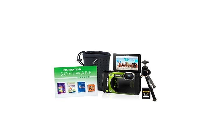 Olympus Tough 16MP/1080p Weatherproof Camera Bundle