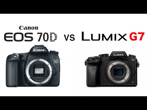 Panasonic G7 vs Canon 70D (Video Comparison)