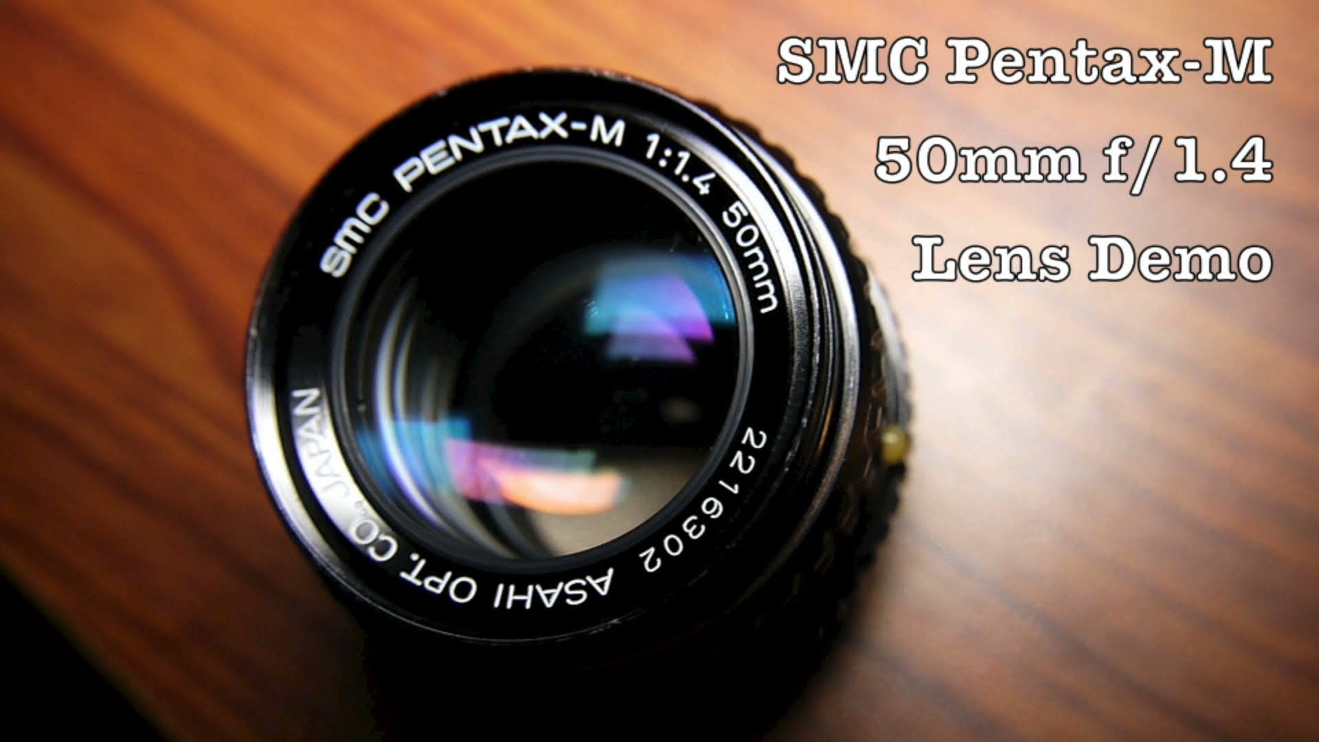 Pentax 50mm f/1.4 K Mount 35mm SLR Camera Lens as Fast Prime Lens to Adapt For DSLR Video / Stills
